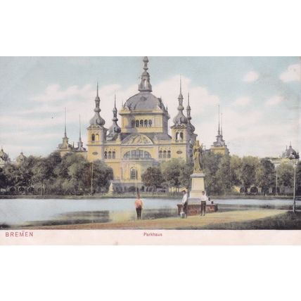 Bremen Parkhaus Old German Postcard
