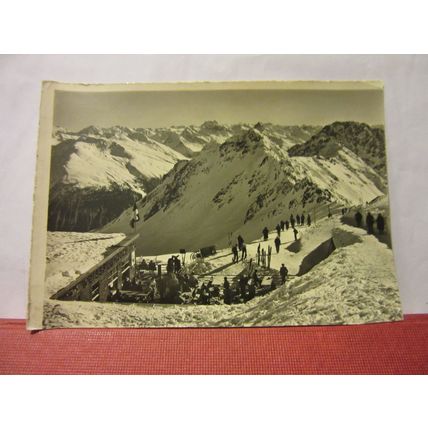 WEISSFLUHJOCH, SWITZERLAND. unused vintage postcard RP /