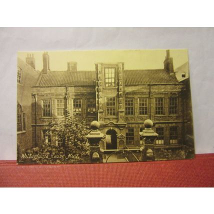 WILBERFORCE HOUSE, HULL, YORKSHIRE unused vintage postcard by R. B. Ltd. .=