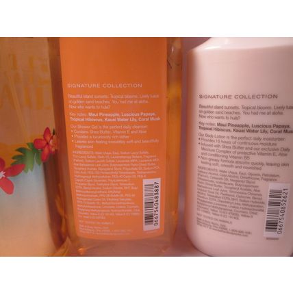 Bath & Body Works Body Mist Lotion Shower Gel Set Golden Pineapple Luau