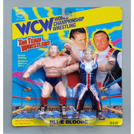 wwe wwf ljn wrestling superstars tag team the blue bloods wrestling figures