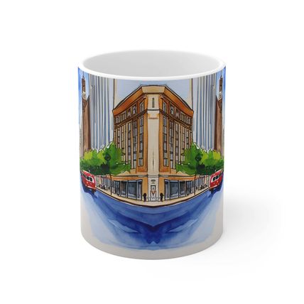 At the Cafe Golden Gate Bridge California #21 Mug Ceramic Coffee Mug 11oz