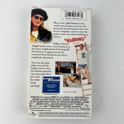 Notting Hill VHS Video Special Edition Julia Roberts Hugh Grant