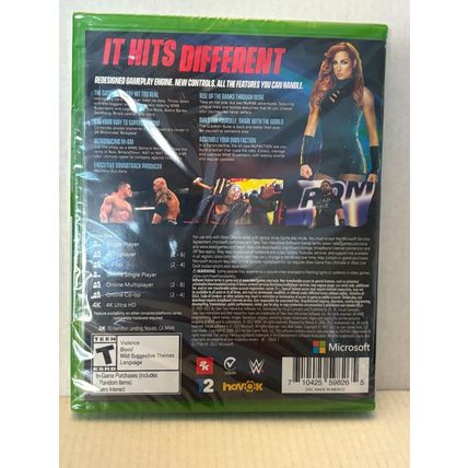 New WWE 2K22 Xbox One Video Game