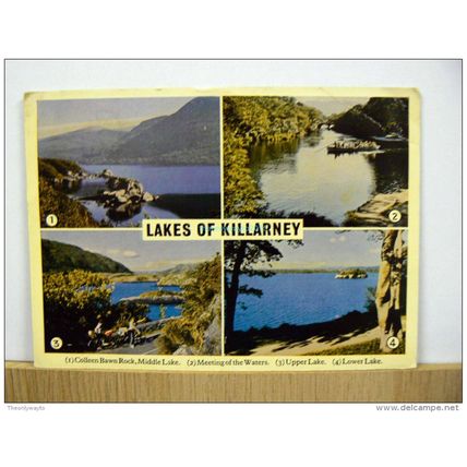 Lakes Of Killarney, Ireland, RP Postcard