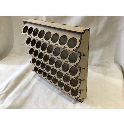 Wall Mounted Space Saving Paint Rack Cabinet