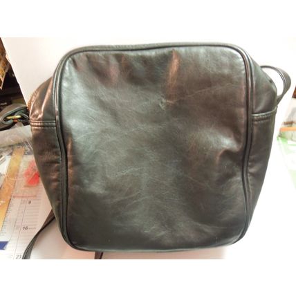 Vintage Black Leather Handbag w/Strap Central Valley Golf Club