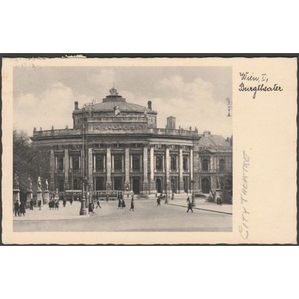 Burgtheater, Wien, 1933 - Brüder Köhn AK