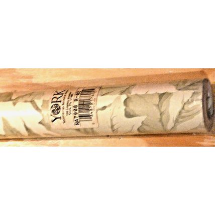 York Wallcoverings Green Leaf Design Double Roll 60 Sq. Ft 27" Wide 9 Yards