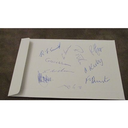 Multi Signed 1981 GB Cover - RNLI Lifeboat Aldershot, Hayling Island, Hampshire