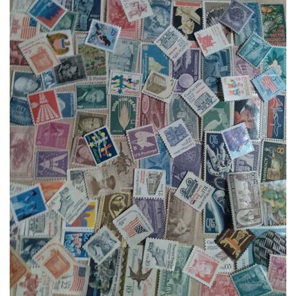 100 USA America Unused Mint Stamps Over 70 Years Old! Low Price
