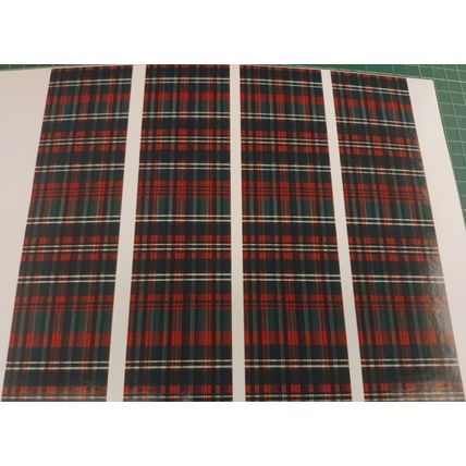 Tartan Bookmarks Book Markers Gift For Reader (X4)