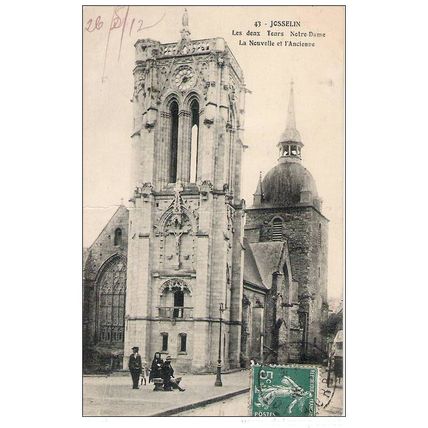 56 - JOSSELIN - LES DEUX TOURS NOTRE DAME
