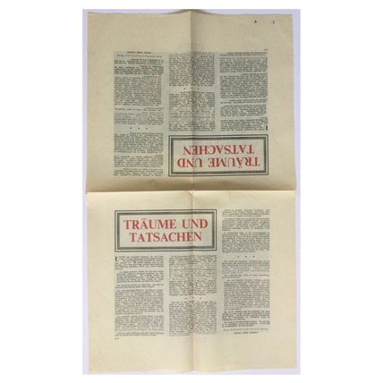 WW2 British Air Drop Leaflet. - Code G.67 [1943]. - Uncut Printer's Sheet.