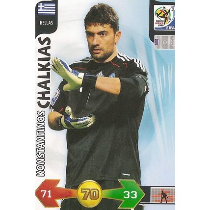 Panini's Adrenalyn XL FIFA World Cup 2010: Hellas, Goalkeeper - Chalkias