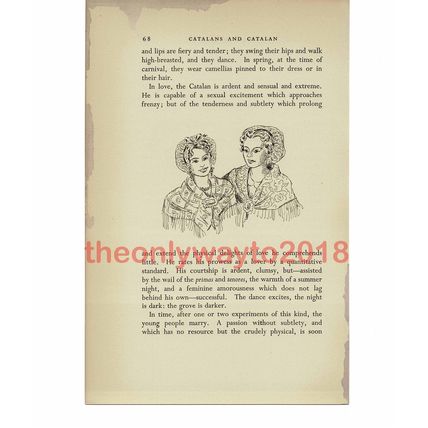 Catalan Girls, Catalan France, Book Illustration (Print), 1939