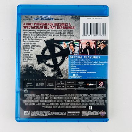 The Boondock Saints Blu-ray Disc Willem Dafoe, Norman Reedus