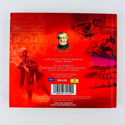 Giuseppe Verdi – Viva Verdi! 100th Anniversary Celebration 2x CD / Book