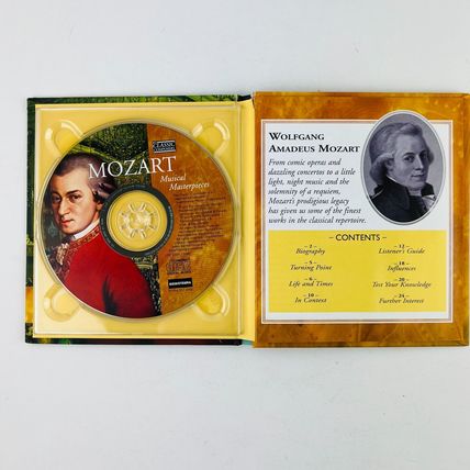 Mozart - Musical Masterpieces By Various Artists (CD, Digipak Booklet)