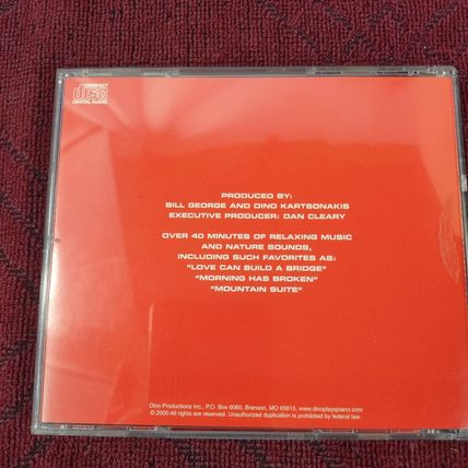 Dino Kartsonakis - Dino Majestic Peace - 2000 - Nature & Piano - CD - Used
