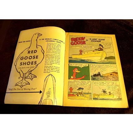 Red Goose Shoes 10 Cent Comic #13 Reddy Goose In The Goat Island Escapade 1961