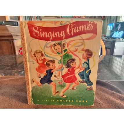 Little Golden Book Singing Games By Katharine Wessells (B) Edition 1947