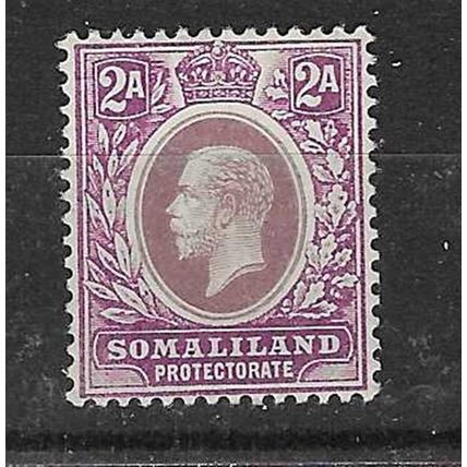 SOMALILAND 1921 GV WMK MULTI CROWN CA 2A MINT SG62