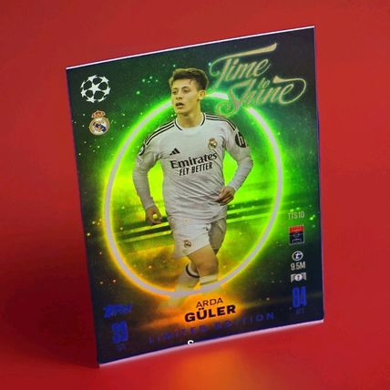 Topps Match Attax 2024/2025 Arda Guler Limited Edition Time To Shine TTS 10
