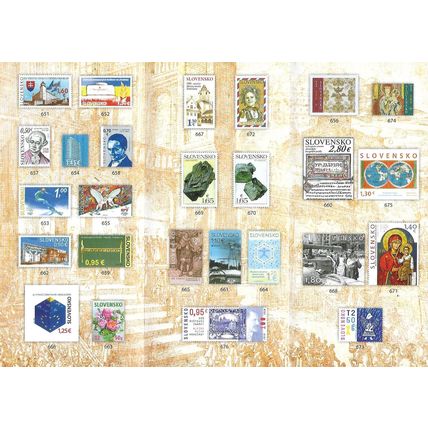 Pofis: Slovak Postage Stamps 2018 (2018).