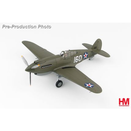 CURTISS P-40B WARHAWK USAAF 15TH PG 47TH PS WHITE 160- HOBBY MASTER HA9201 1/48