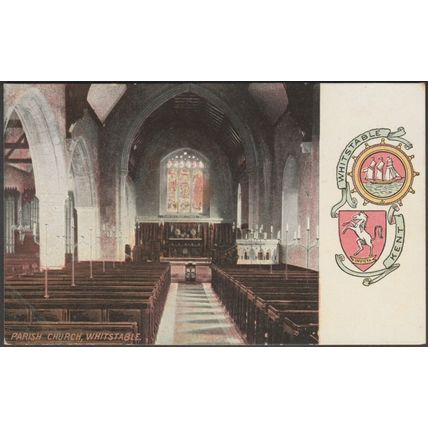 Parish Church, Whitstable, Kent, c.1905-10 - Cox Postcard