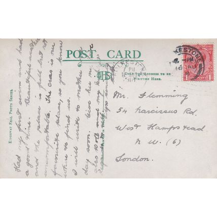 EC869 FOLKESTONE - VICTORIA PIER . PRINTED POSTCARD