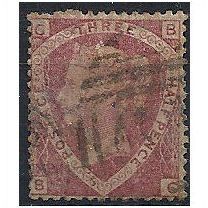 1870 SG50/1 1 1/2d Rose Plate 1 Good+ Used "BG" .. .