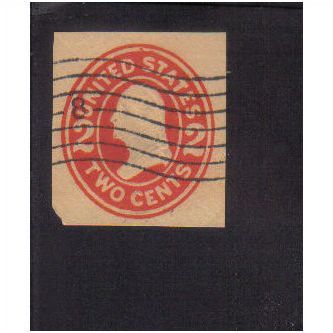 1907 USA ENVELOPE CUT OFF, FRANKILN 2C U411