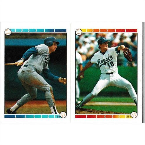 1989 Topps Yearbook Stickers - #62- Danny Jackson Stickercard