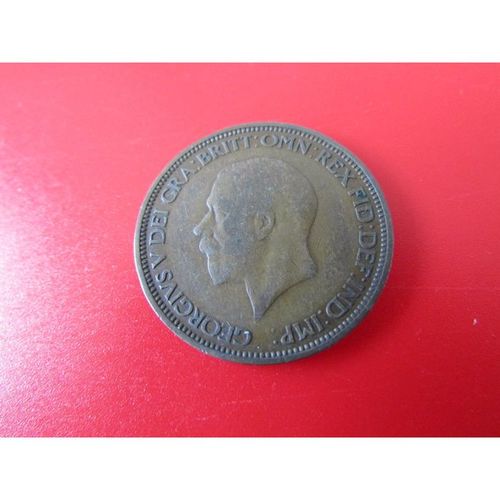1936 GEORGE V HALFPENNY FREE POST. AH