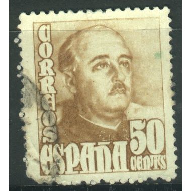 Spain 1948 - SG1090 - 50c brown - General Franco - used