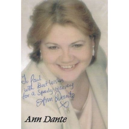 Ann Dante Lanarkshire Radio Original Hand Signed Cast Picture Photo