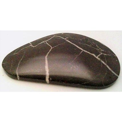 Black Septarian Nodule Freeform Gemstone Cabochon 131