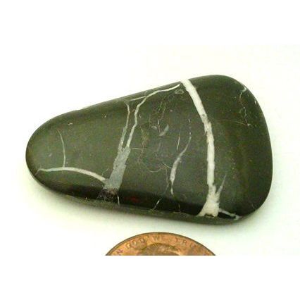 Black Septarian Nodule Freeform Gemstone Cabochon 263