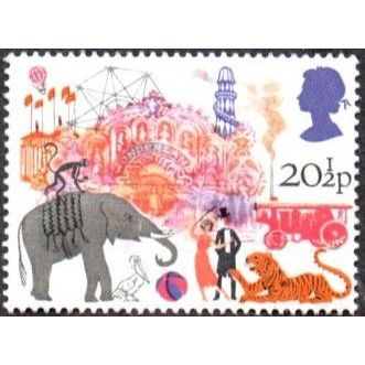 1983 British Fairs. 20.1/2p Val, Big Wheel, Helter Skelter, Fine Used