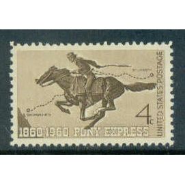 1154 4c Pony Express Fine MNH MA0241