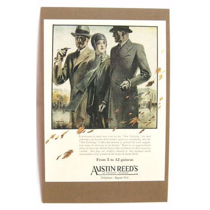 c.1980s PC Austin Reed Men's Fashion advert, 1929