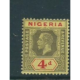 nigeria stamp nigeria sg24a die 2 hm sg 24a 4d