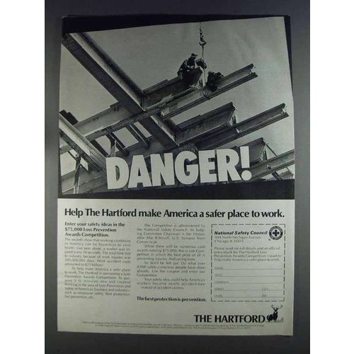 1980 The Hartford Insurance Ad - Danger!