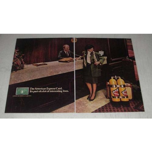 1984 American Express Card Ad - Lot of Interesting Lives