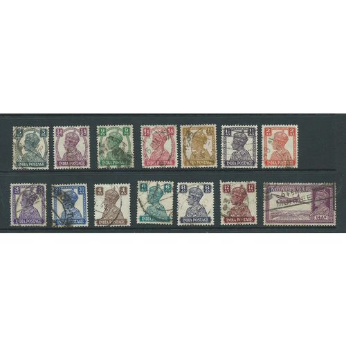 india stamps sg265 sg 265 set used
