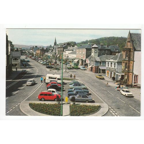High Street Moffat Dumfriesshire Postcard 36845