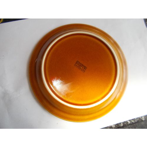 PLATE /HORNSEA SAFFRON TEA PLATE, (03/02)