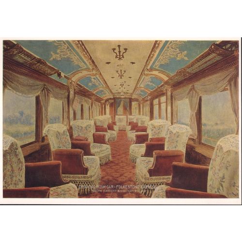National Railway Museum York PC - Drawing Room Car - Folkestone Express